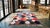 Textile Colorful Tribal Vintage Mid Century Modern Moroccan Berber Boucherouitte Rug For Sale - Image 7 of 9