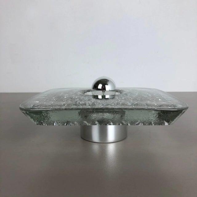 Glass Large Vintage Glass Bubble Sconce from Peill & Putzler 1970s For Sale - Image 7 of 16