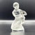 Lady with a Fawn Figurine in Crystal, 1980s For Sale - Image 11 of 15