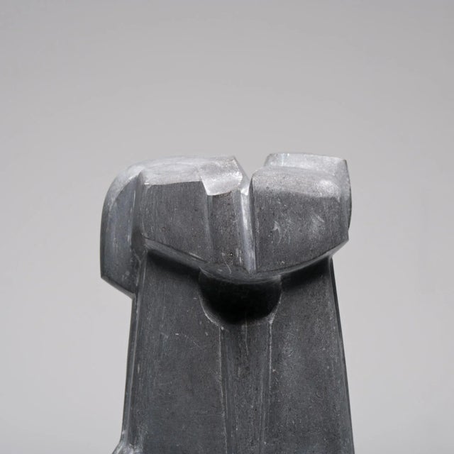 Jan Keustermans, Abstract Sculpture, Belgian Blue Stone For Sale - Image 10 of 18