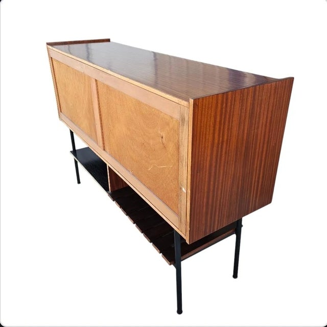 1950s René-Jean Caillette Art Deco Cabinet For Sale In Los Angeles - Image 6 of 12