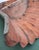 French Art Deco Fan-Shaped Wall Sconce in Carved Wood and Aluminium, 1930 For Sale - Image 3 of 6
