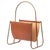 Leather Magazine Rack from Carl Auböck, Austria, 1960s For Sale