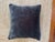 Beautifully hand done large pillow from the 1800’s. Gorgeous dark gray velvet with slight blue undertones. Down and...