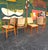 D-Scan Danish Teak Drawleaf Dining Set For Sale - Image 4 of 16