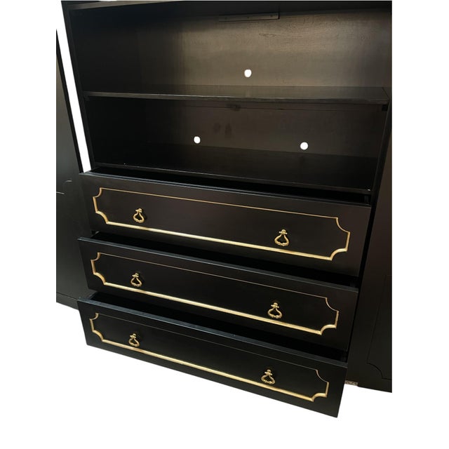 Dennis & Leen Fontenay 22k Gold Leaf Cabinet, Attributed For Sale In Chicago - Image 6 of 10