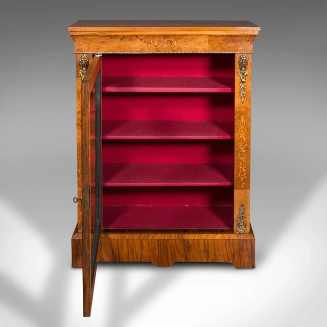 Traditional 1820's Antique Pier Cabinet For Sale - Image 3 of 12