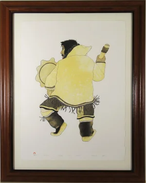 Kananginak Pootoogook, The Drummer, 1993