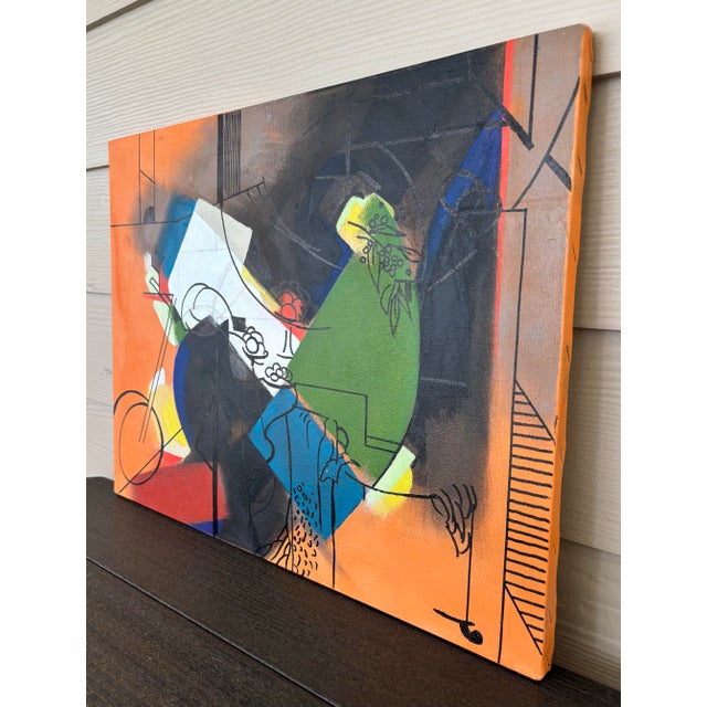 Contemporary David Mac Innes Painting Inspired by Henri Matisse “Study for Still Life” Signed Original 2001 For Sale - Image 3 of 7