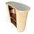 1950s Restored Mid-Century Vertically Stacked Curved Stacked Dry Rattan Bar For Sale - Image 5 of 5