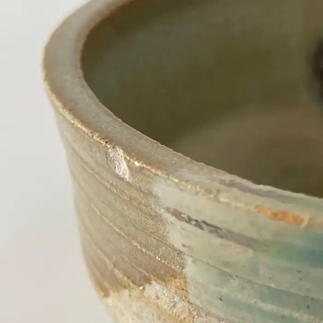 Studio Pottery Bowl With Multicolored Glaze, Usa, 1960s For Sale - Image 11 of 12