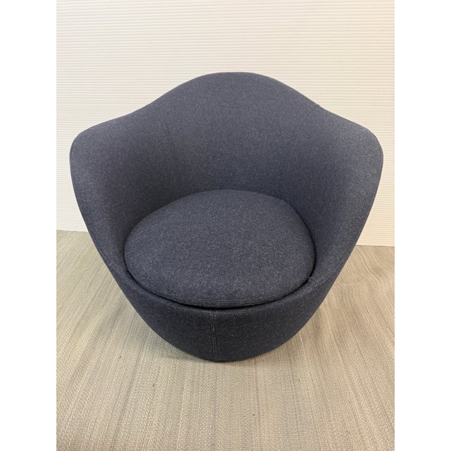 Design Plus Gallery presents the Lína Swivel Chair by Hlynur Atlason for Design Within Reach. This is a sculptural,...