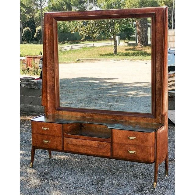 Dressing Table with Mirror by Vittorio Dassi, 1950 For Sale - Image 6 of 18