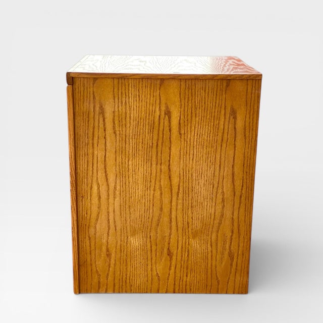 Pair of 1990s Oak Modular Utility Cabinets For Sale - Image 13 of 18