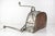 Early 2000s Artisan Industrial Steel Petite Side Table With Cutouts For Sale - Image 9 of 15