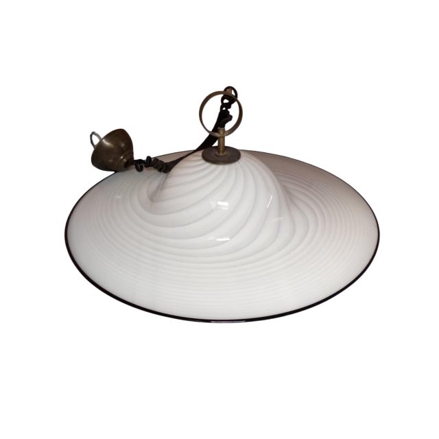 Vintage Murano Glass Pendant Light, Italy, 1960s For Sale - Image 17 of 17