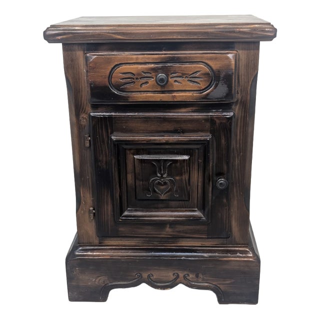 Rustic Wood Cabinet from Voglaner, 1968 For Sale