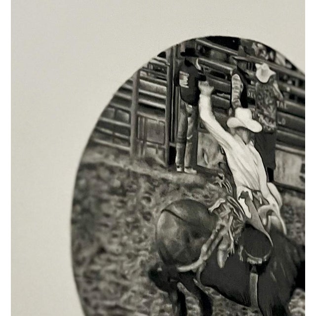 American 'First Time at the Rodeo' Original Framed Drawing For Sale - Image 3 of 5