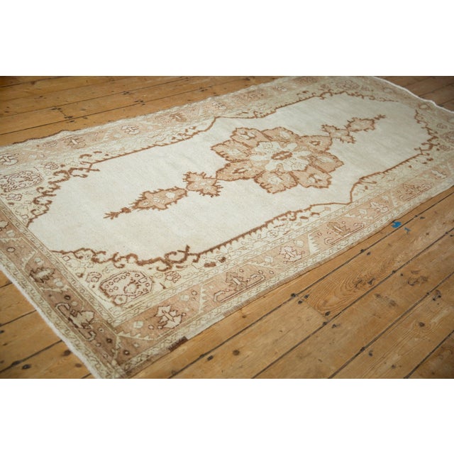 Vintage Distressed Oushak Rug Runner - 4'3" x 9' For Sale - Image 12 of 12