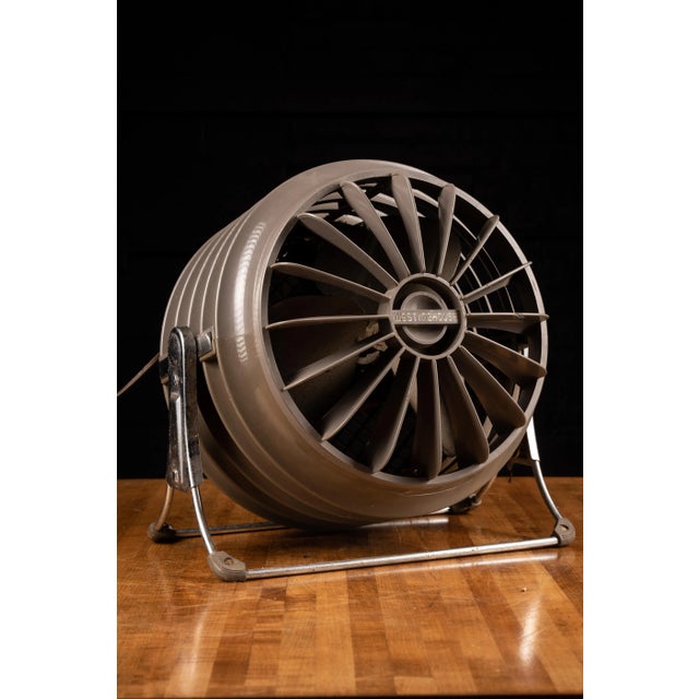 Plastic Vintage Mid Century Westinghouse Desk Fan For Sale - Image 7 of 7