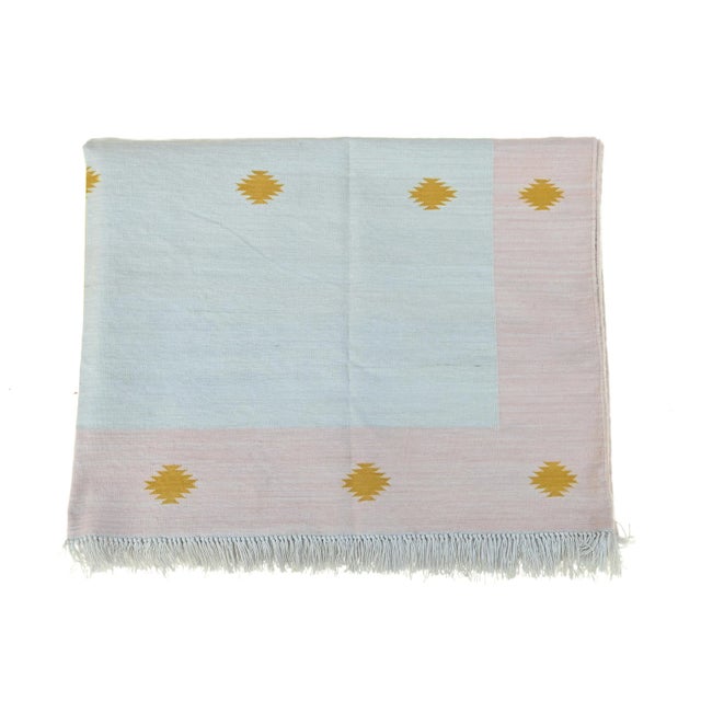 Not Yet Made - Made To Order Kolkata Rug, 4' x 6', Pink, Persimmon and White For Sale - Image 5 of 10