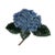 2020s Blue Hydrangea Too Terry Guest Towel, Embroidered For Sale - Image 5 of 6