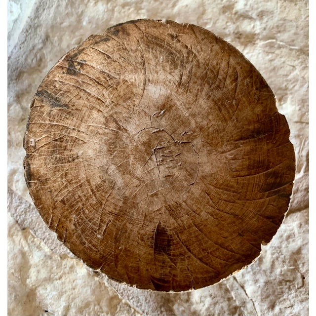 Brown Vintage African Ceremonial Tribal Art Dogon Wood Stool With a Rich Brown Patina For Sale - Image 8 of 12