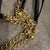 1980s Vintage Black Leather and Costume Jewelry Chain Italian Shoulder Bag For Sale - Image 6 of 12