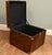 Vintage Campaign Leather Trunk For Sale - Image 4 of 10