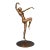 1920s Vintage Henri Lautier Art Deco Dancer Copper Sculpture For Sale