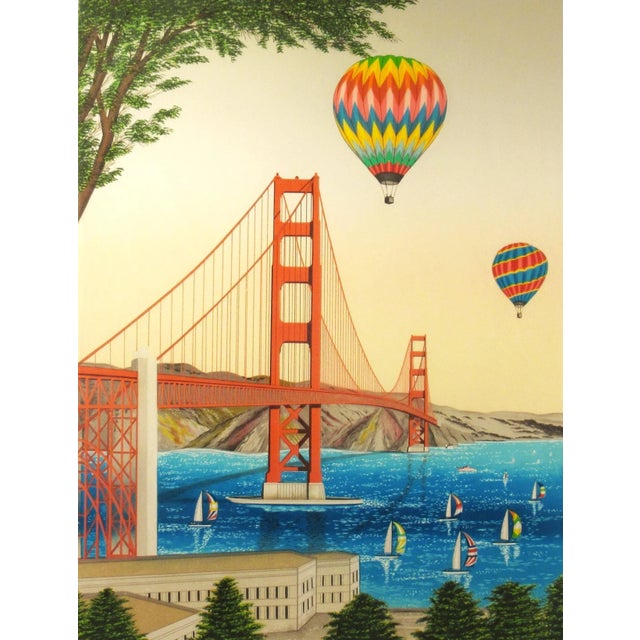 Fanch (Francois Ledan), Golden Gate Bridge, San Francisco, 1988 For Sale - Image 4 of 12