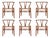 Wishbone Chairs by Hans J. Wegner for Carl Hansen & Sons, 1960s, Set of 6 For Sale