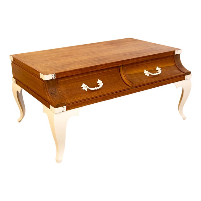 Low Teak Coffee Table For Sale