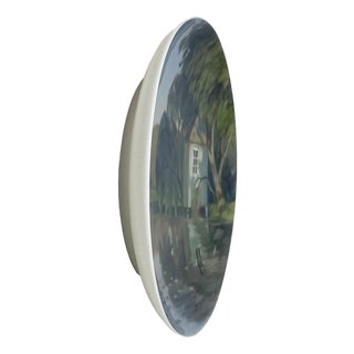 Porcelain Wall Plate attributed to Bing & Grøndahl, Denmark, 1914-1915 For Sale