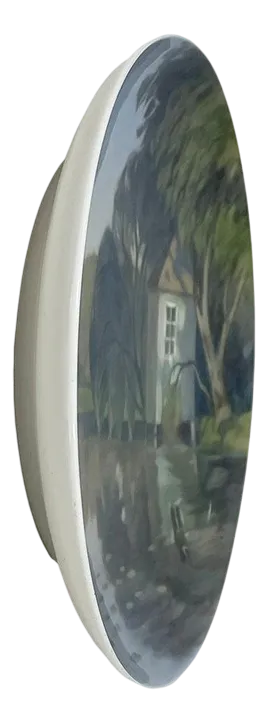 Porcelain Wall Plate attributed to Bing & Grøndahl, Denmark, 1914-1915