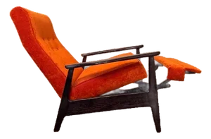 Mid 20th Century Attributed to Milo Baughman Mid Century Recliner