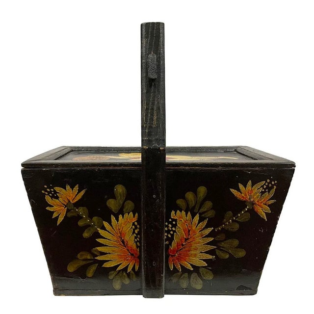 This Antique Lacquered Painted Lunch Box from China has about 100 years history and still maintained very good condition....