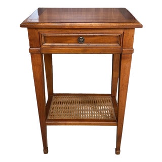 Vintage Side Table in Cherry Wood, 1950 For Sale