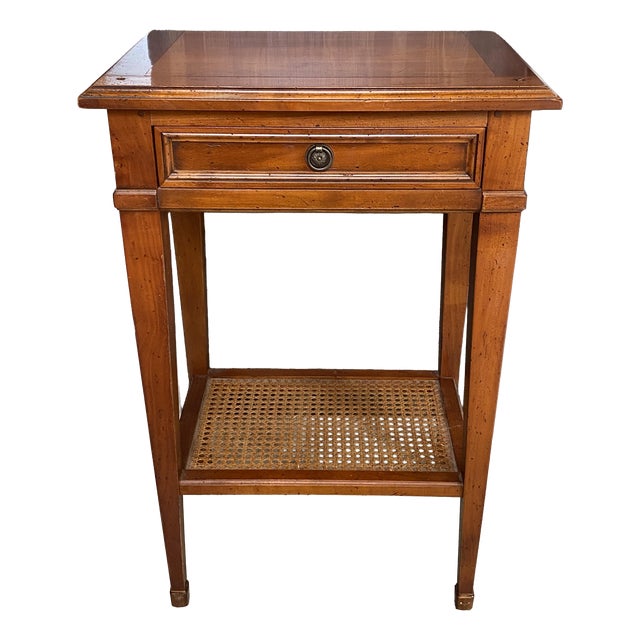 Vintage Side Table in Cherry Wood, 1950 For Sale