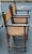 French 19th-C. French Louis XVIII Style Carved Walnut & Rush Bobbin Turned Arm Chairs - Pair For Sale - Image 3 of 9