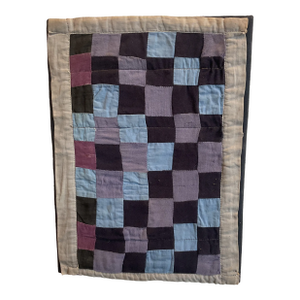 1930s Small Doll Quilt Professionally Mounted
