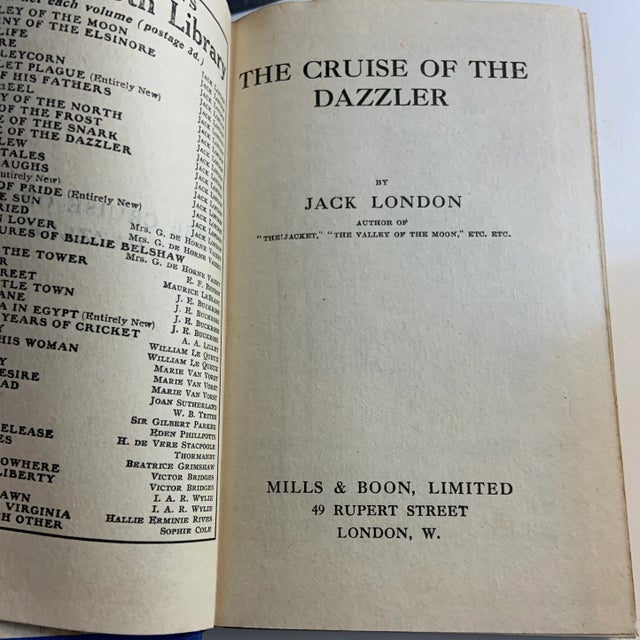 1918 Jack London Books - Set of 2 For Sale - Image 4 of 10