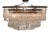 Glass Contemporary Ochre Light Drizzle Round Chandelier For Sale - Image 7 of 7
