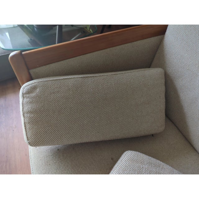 Beige Danish Modern Stouby Loveseat Sofa Denmark For Sale - Image 8 of 11