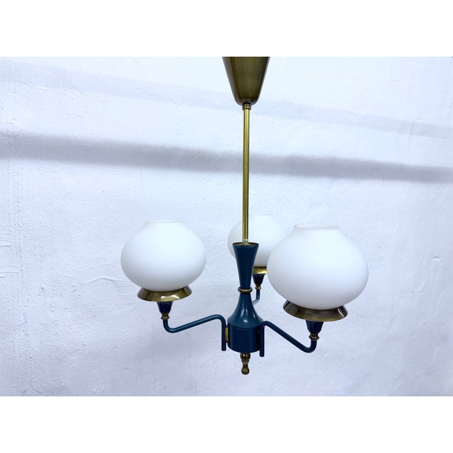 Metal Mid-Century Modern Ceramic Floor Lamp by Margrit Linck, 1960s For Sale - Image 7 of 9