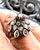 White 19th-Century Gold, Silver, Mother-of-Pearl and Seed Pearl Dome Ring, Size 5.25 For Sale - Image 8 of 13