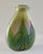 A Vintage Art Nouveaux-Style, Signed Iridescent Thick and Solid "Feather," Vessel/ Vase For Sale - Image 4 of 18