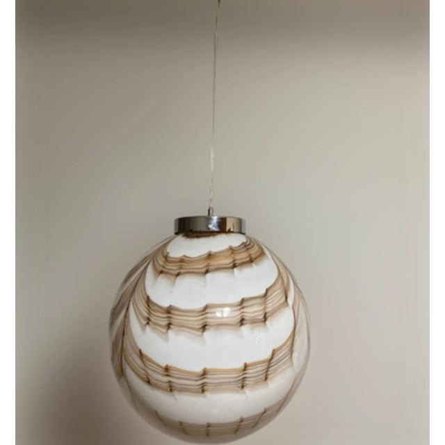 Sphere Triplex Murano Ball Lamp For Sale - Image 7 of 7