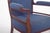 English Ladys Chair in Blue Upholstery For Sale - Image 13 of 15