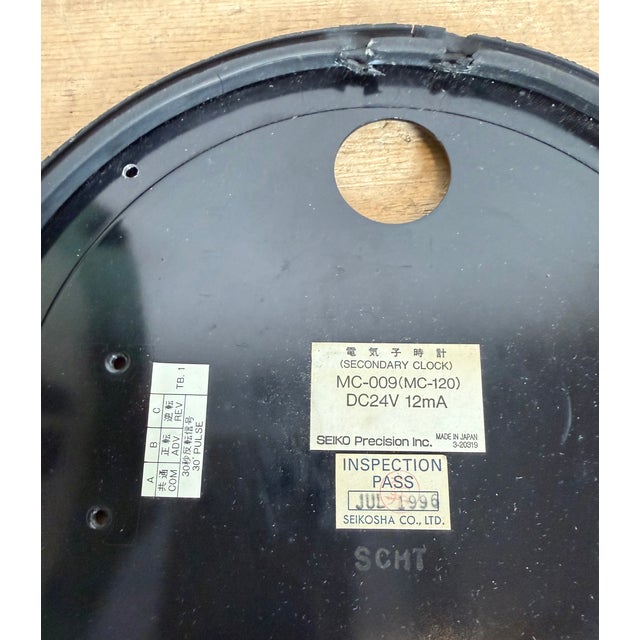 Vintage Green Ships Wall Clock from Seiko, 1970s For Sale - Image 16 of 18